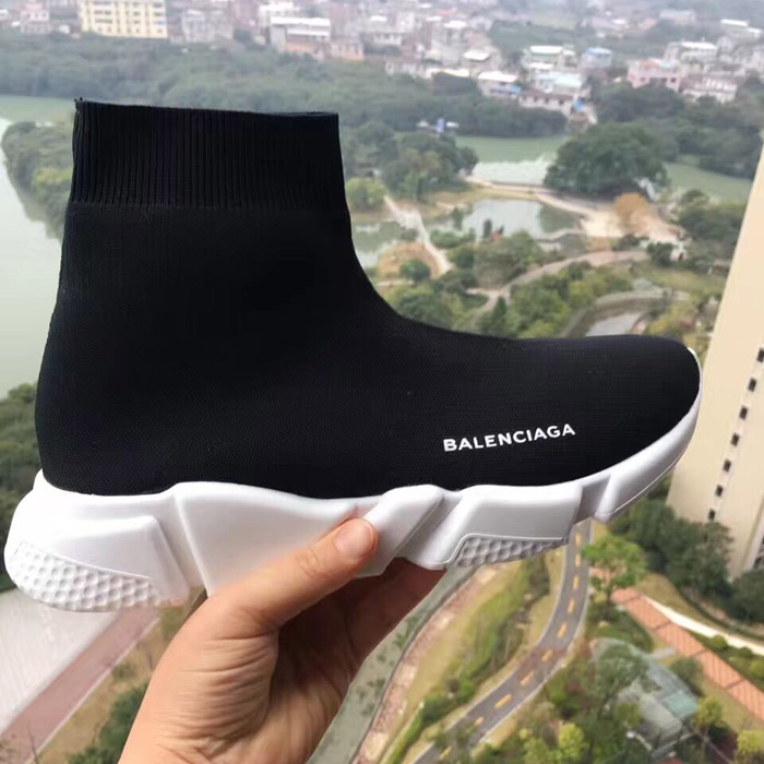 New Balenciaga sports shoes Women Running Shoes-Black