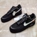 Air Force GS AF Runing Shoes-Black/White_69834