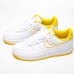 Air Force 1 07 Lthr AF1 Runing Shoes-White/Yellow_67120