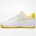 Air Force 1 07 Lthr AF1 Runing Shoes-White/Yellow_67120