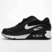 Wmns Air Max 90 Essential Runing Shoes-Black/White_34545