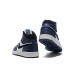 Jordan 1 Series AJ1 Running Shoes-Navy Blue/White_90961