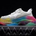 Balenciaga Triple-S Sneaker 17FW ins Running Shoes-White/Rainbow_74964