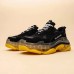 Balenciaga Triple-S Sneaker 17FW ins Running Shoes-Black/Yellow_80555
