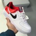 Air Force 1'07 LV8 1HO19 AF1 Running Shoes-White/Red_14061