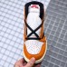 Air Jordan 1 Retro High OG Basketball Shoes-White/Orange_30115