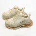 Balenciaga Triple-S Sneaker 17FW Clunky Sneaker ulzzang ins Running Shoes-Khkai/Gold_22169
