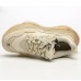 Balenciaga Triple-S Sneaker 17FW Clunky Sneaker ulzzang ins Running Shoes-Khkai/Gold_22169
