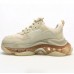 Balenciaga Triple-S Sneaker 17FW Clunky Sneaker ulzzang ins Running Shoes-Khkai/Gold_22169