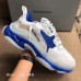 Balenciaga Triple-S Sneaker 17FW Clunky Sneaker ulzzang ins Running Shoes-White/Blue_19969