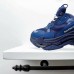 Balenciaga Triple-S Sneaker 17FW Clunky Sneaker ulzzang ins Running Shoes-Navy Blue_31437