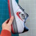 Air Force 1script swoosh AF1 Running Shoes-White/Gray_56145