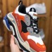 Balenciaga Triple-S Sneaker 17FW Clunky Sneaker triple Running Shoes-Gray/Orange_95616