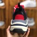 Balenciaga Triple-S Sneaker 17FW Clunky Sneaker triple Running Shoes-Red/Black_26219