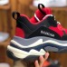 Balenciaga Triple-S Sneaker 17FW Clunky Sneaker triple Running Shoes-Red/Black_26219