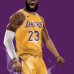 LAKERS 23 quick-drying 2 Piece Set basketball uniform T-shirt Pants Suit Beach Pants_90970