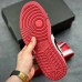 Crossover Air Jordan 1 Low AJ1 Running Shoes-Black/Red_58615