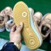 Air Force 1 Low Clot Rose Gold Silk AF1 Running Shoes-Gold/White_37902