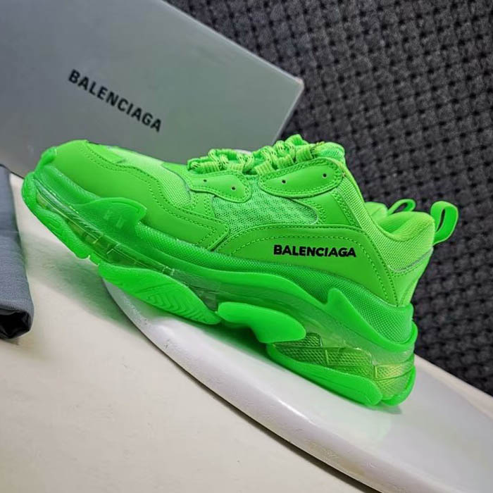Balenciaga Triple-S Sneaker 17FW ins Running Shoes-Green