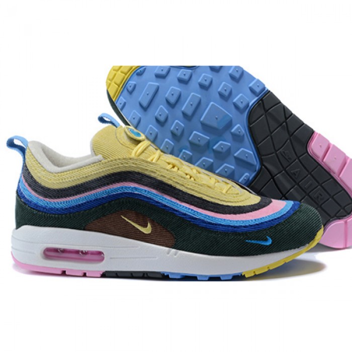 AIR Max 87/97 Running Shoes-Yellow/Green