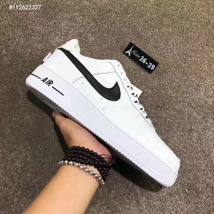 Air Force One AF1 Running Shoes-White/Black