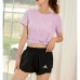 Adidas 2 Piece Set Quick drying Yoga For Women's Running Fitness T-Shirt Sports Wear Fitness Clothing Women Training Set Pants Sport Suit-4963590