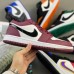 Crossover Air Jordan 1 Retro Low AJ1 Running Shoes-Red/White-6996858
