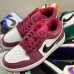 Crossover Air Jordan 1 Retro Low AJ1 Running Shoes-Red/White-6996858