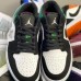 Crossover Air Jordan 1 Retro Low AJ1 Running Shoes-Black/White-9617097