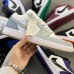 Crossover Air Jordan 1 Retro Low AJ1 Running Shoes-Gray/White-7539188