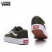 Vans Classic Old Skool 19 Running Shoes-Army Green/White-334562