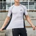 Under Armour 3 Piece Set Quick drying For men's Running Fitness Sports Wear Fitness Clothing men Training Set Sport Suit-1576550