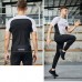 Under Armour 3 Piece Set Quick drying For men's Running Fitness Sports Wear Fitness Clothing men Training Set Sport Suit-1576550
