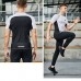 Adidas 2 Piece Set Quick drying For men's Running Fitness Sports Wear Fitness Clothing men Training Set Sport Suit-4890527