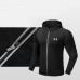 Under Armour 3 Piece Set Quick drying For men's Running Fitness Sports Wear Fitness Clothing men Training Set Sport Suit-4780054