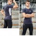 Under Armour 2 Piece Set Quick drying For men's Running Fitness Sports Wear Fitness Clothing men Training Set Sport Suit-9353212