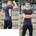 Under Armour 3 Piece Set Quick drying For men's Running Fitness Sports Wear Fitness Clothing men Training Set Sport Suit-6870794