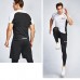 Under Armour 5 Piece Set Quick drying For men's Running Fitness Sports Wear Fitness Clothing men Training Set Sport Suit-9010017