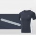 Under Armour 3 Piece Set Quick drying For men's Running Fitness Sports Wear Fitness Clothing men Training Set Sport Suit-6571327