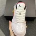 Air Jordan 1 Low Running Shoes-White/Blue-7619618