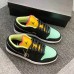 Air Jordan 1 Low Running Shoes-Black/Green-5470651