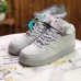 Air Force1 Mid x Reigning Champ Running Shoes-All Gray-1540142