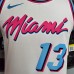 ADEBAYO#13 Miami Heat V-neck White NBA jersey-9852524