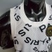 PSG Air JORDAN PSG Joint Edition white short sleeve training suit-7798899