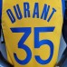New DURANT#35 Golden State Warriors yellow NBA jersey-2551868