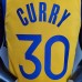 New CURRY#30 Golden State Warriors yellow NBA jersey-3851954