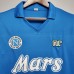 Retro Napoli Naples Mars 88/89 home short sleeve training suit-9283870