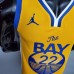 New WIGGINS#22 Golden State Warriors yellow NBA jersey-1177733