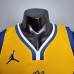 New THOMPSON#11 Golden State Warriors yellow NBA jersey-745672