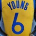New YOUNG#6 Golden State Warriors yellow NBA jersey-6935440